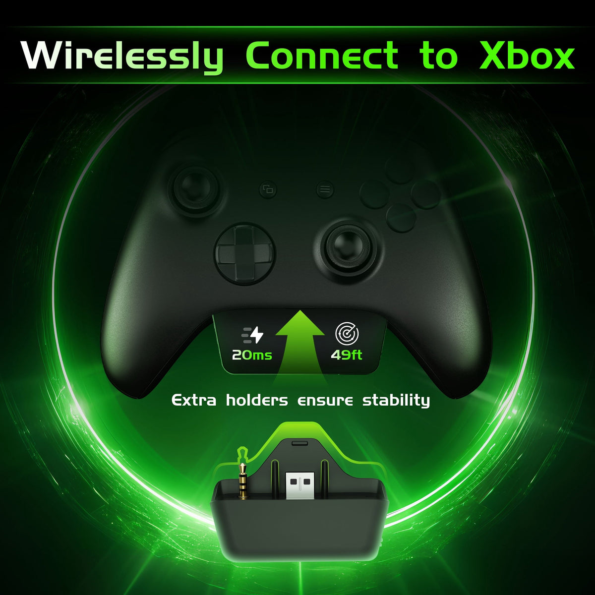 Wireless Gaming Headset for Xbox One,Xbox Series X|S, PS4, PS5,PC, Mac, Switch,Bluetooth 5.4,Xbox Headset with Noise Canceling Mic,Over Ear Gaming