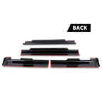 Black Trail Armor Rocker Panel Guard Cover Fit for 1999-2006 Chevy Silverado GMC Sierra