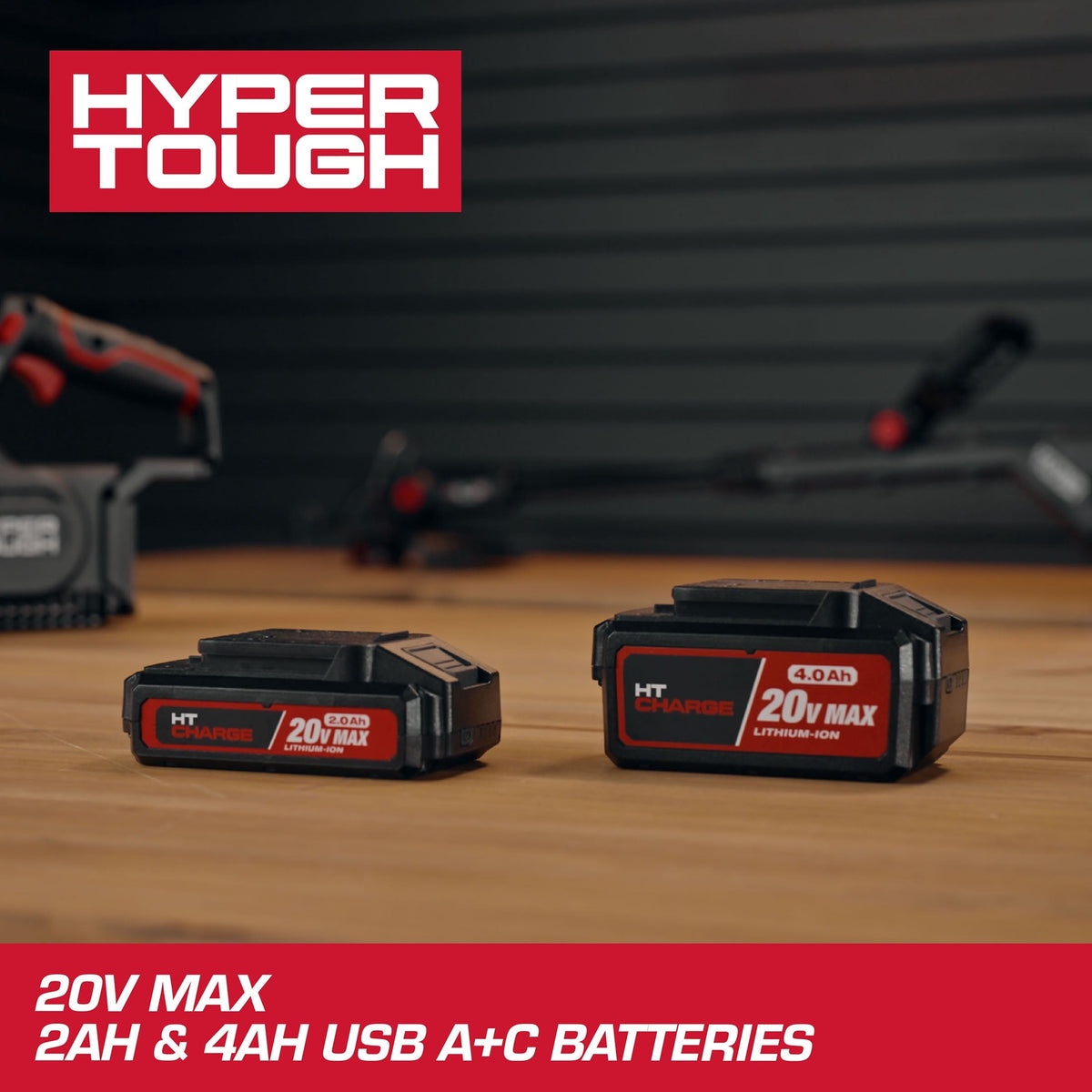 Hyper Tough 20V Max 4.0Ah USB A+C Lithium-Ion Battery Pack