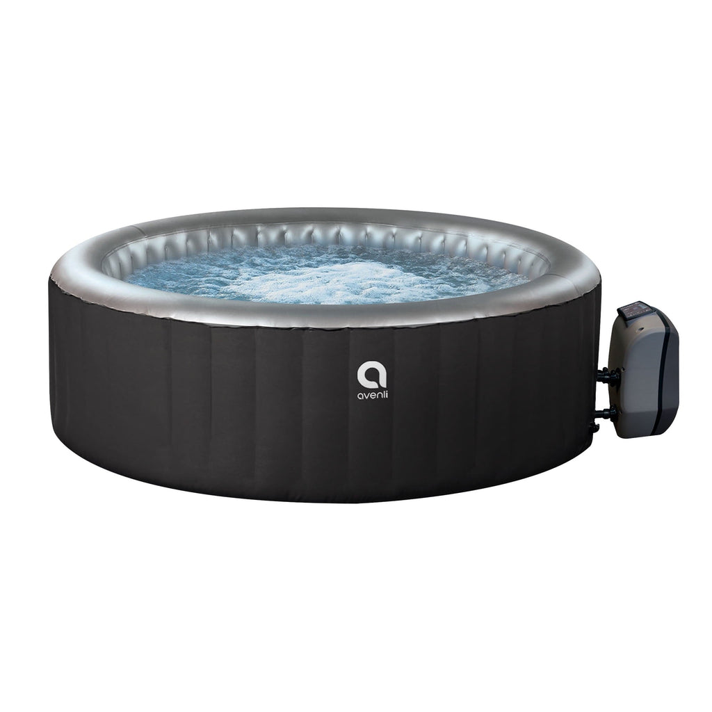 Avenli Oasis 2-3 Person Inflatable Hot Tub Spa with Cover, 105 Water Jets, Heats up to 104°F, 181 gal Capacity
