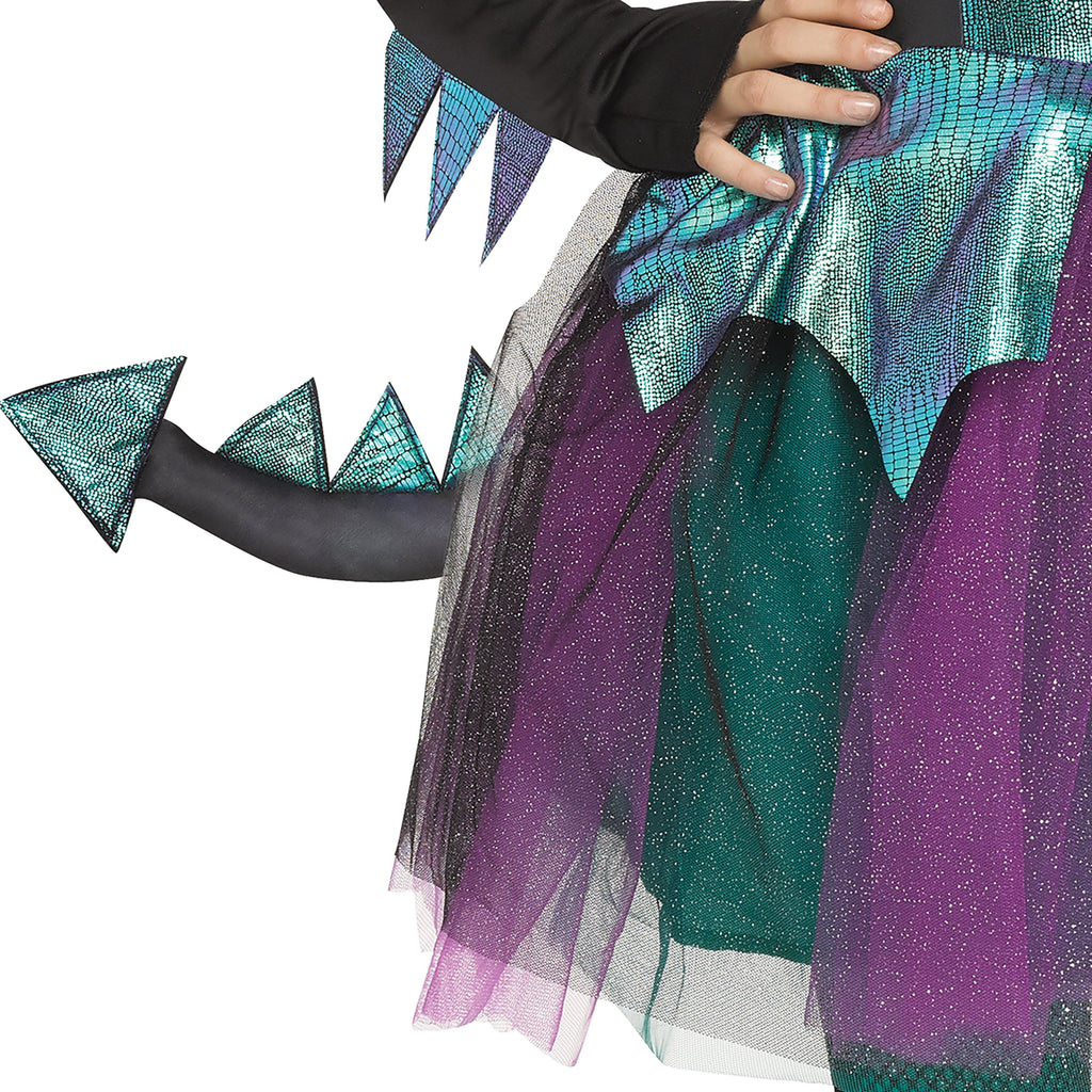 Dragon Queen Halloween Costume for Children, Girls' Size XL (14/16), by Way to Celebrate