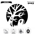 Seasons Pumpkin Carving Kit, Tools and Accessories for Halloween with 12 Stencils