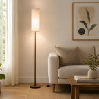 DAYBETTER LED Floor Lamps, 3 Colors Temperature, 9W LED Bulb, Modern Standing Lamps with Lampshade, for Living Room Bedroom Office