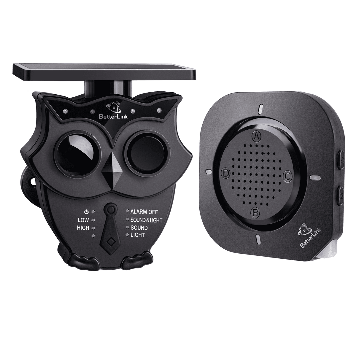 1/2 Mile Long Range Solar Wireless Driveway Alarm System IP65 Weatherproof Outdoor Motion Detectors&Sensor 120dB Siren Sound Light Security Alert