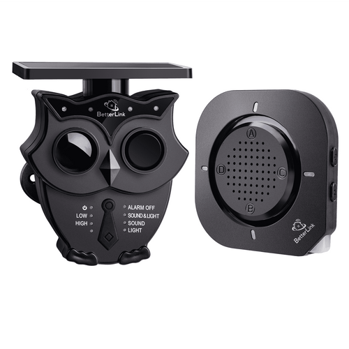 1/2 Mile Long Range Solar Wireless Driveway Alarm System IP65 Weatherproof Outdoor Motion Detectors&Sensor 120dB Siren Sound Light Security Alert
