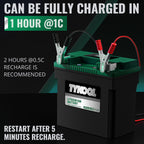 YTX14-BS 400CCA 12V 7AH Lithium Powersports Battery,Motorcycle Battery,Starting Battery for ATV,UTV,Scooter,Snowmobile,Jet Ski