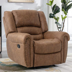 CANMOV Manual Recliner Chair, Nut Brown