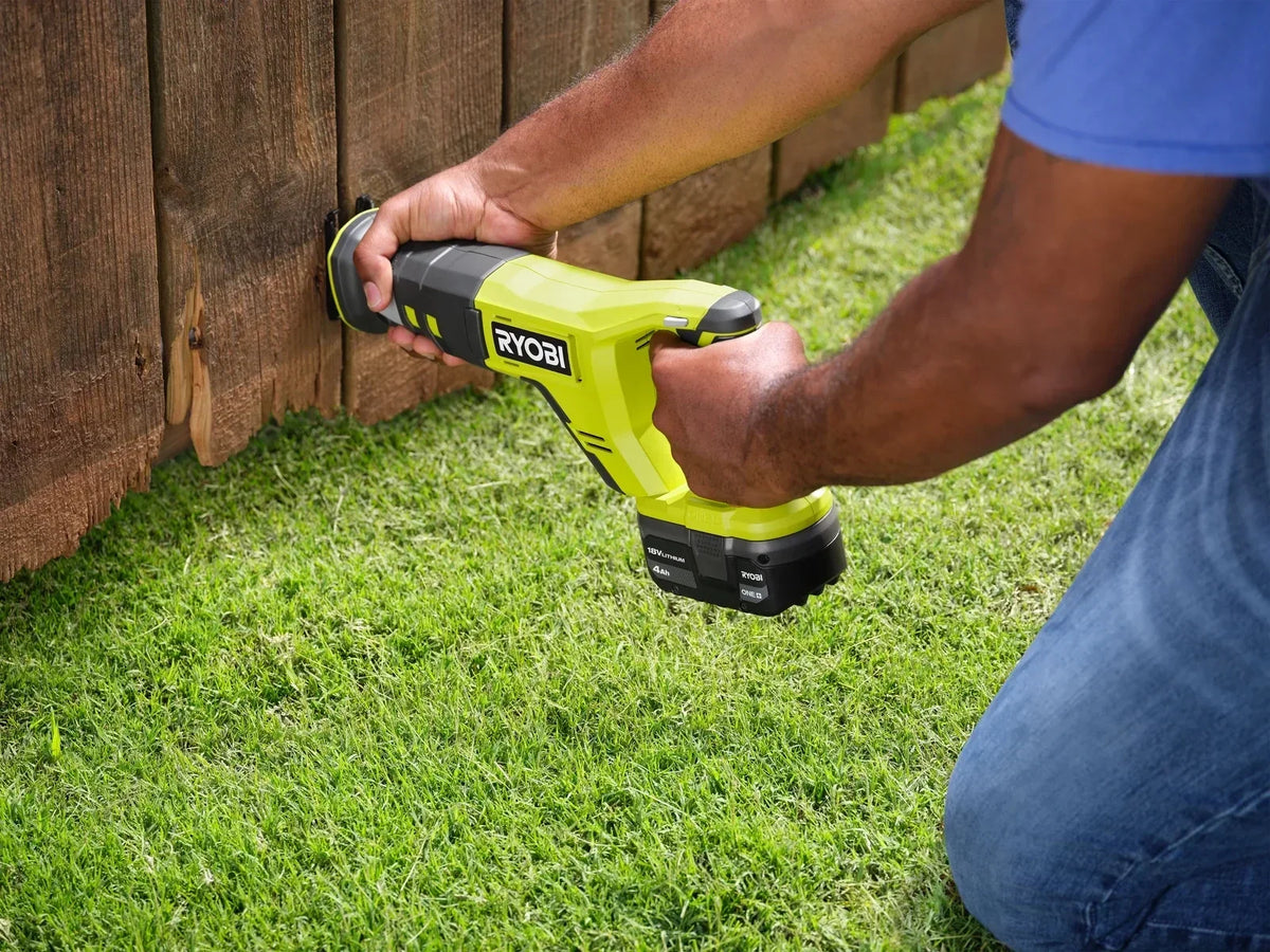 RYOBI 18V ONE+ Reciprocating Saw - 1" Stroke Length and 3,400 SPM