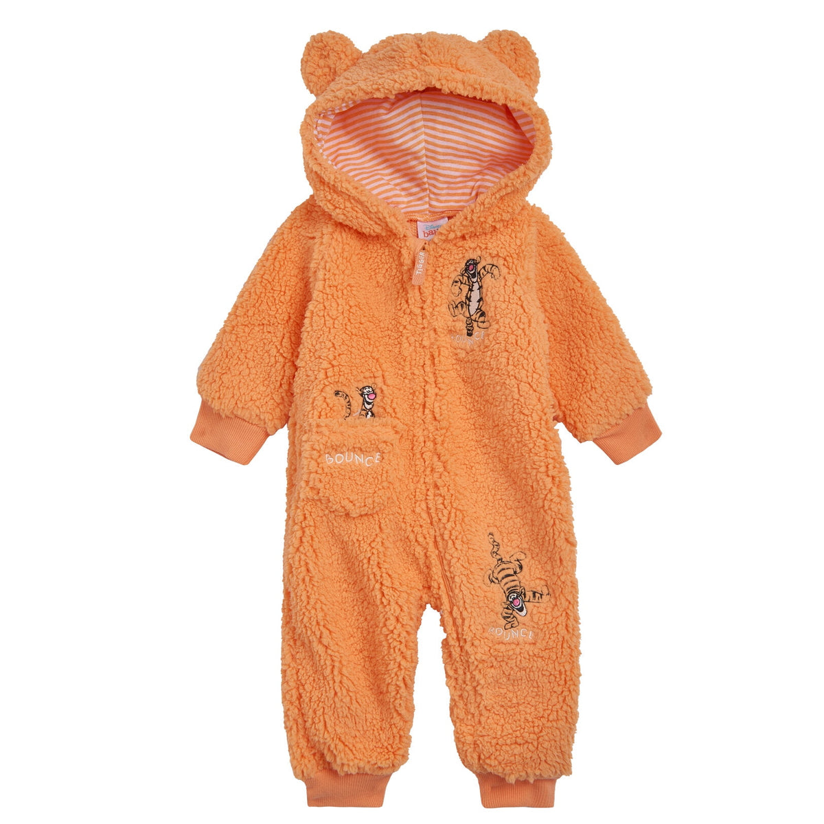 Disney Winnie the Pooh Baby Boy or Girl Cosplay Fleece Hooded Jumpsuit Yellow