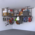 2-Pack) MonsterRAX 4x8 Overhead Garage Storage Rack - 500 lb Capacity - Adjustable Ceiling Racks