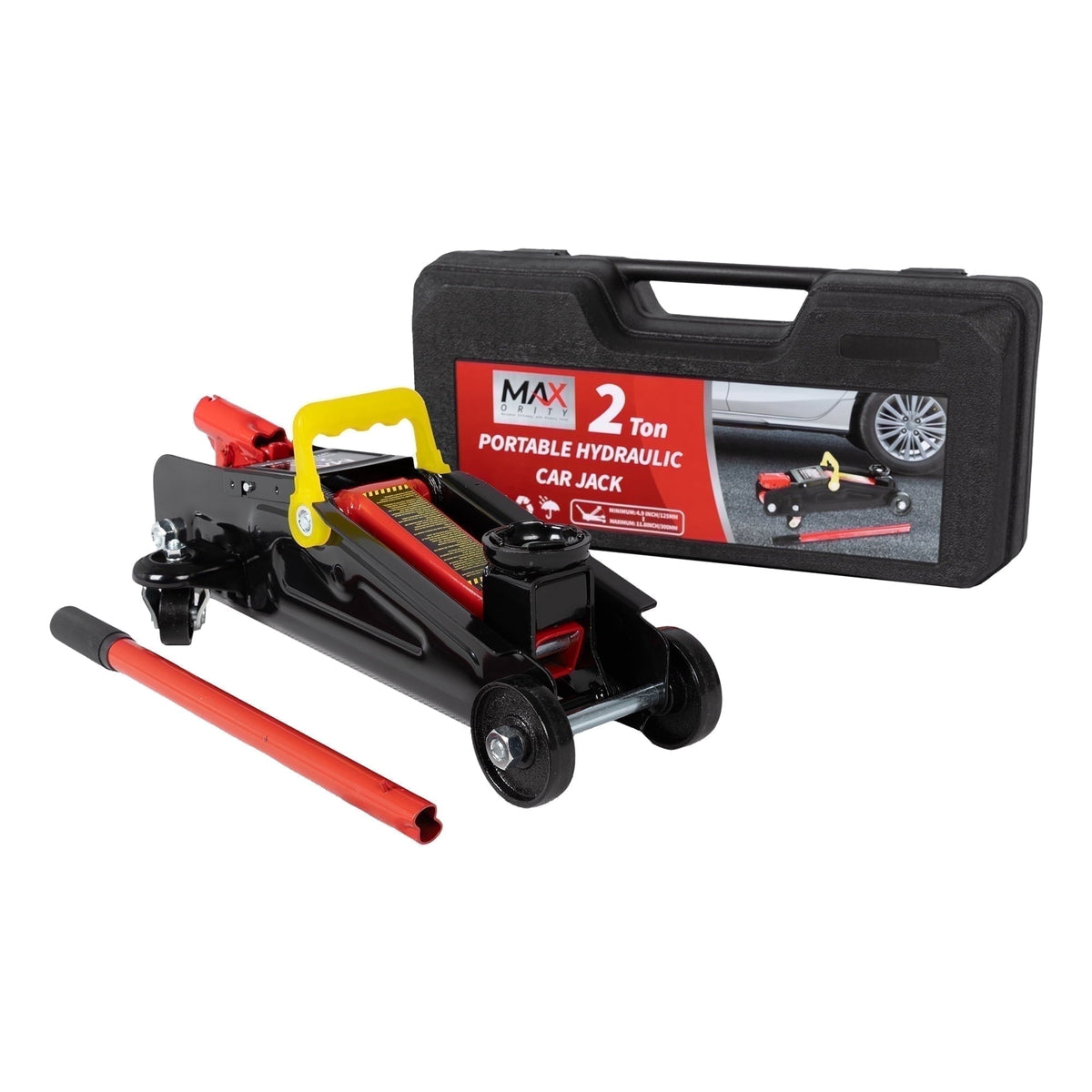 2-Ton (4000 lbs) Hydraulic Trolley Garage Service/Floor Jack with Blow Mold Carrying Storage Case