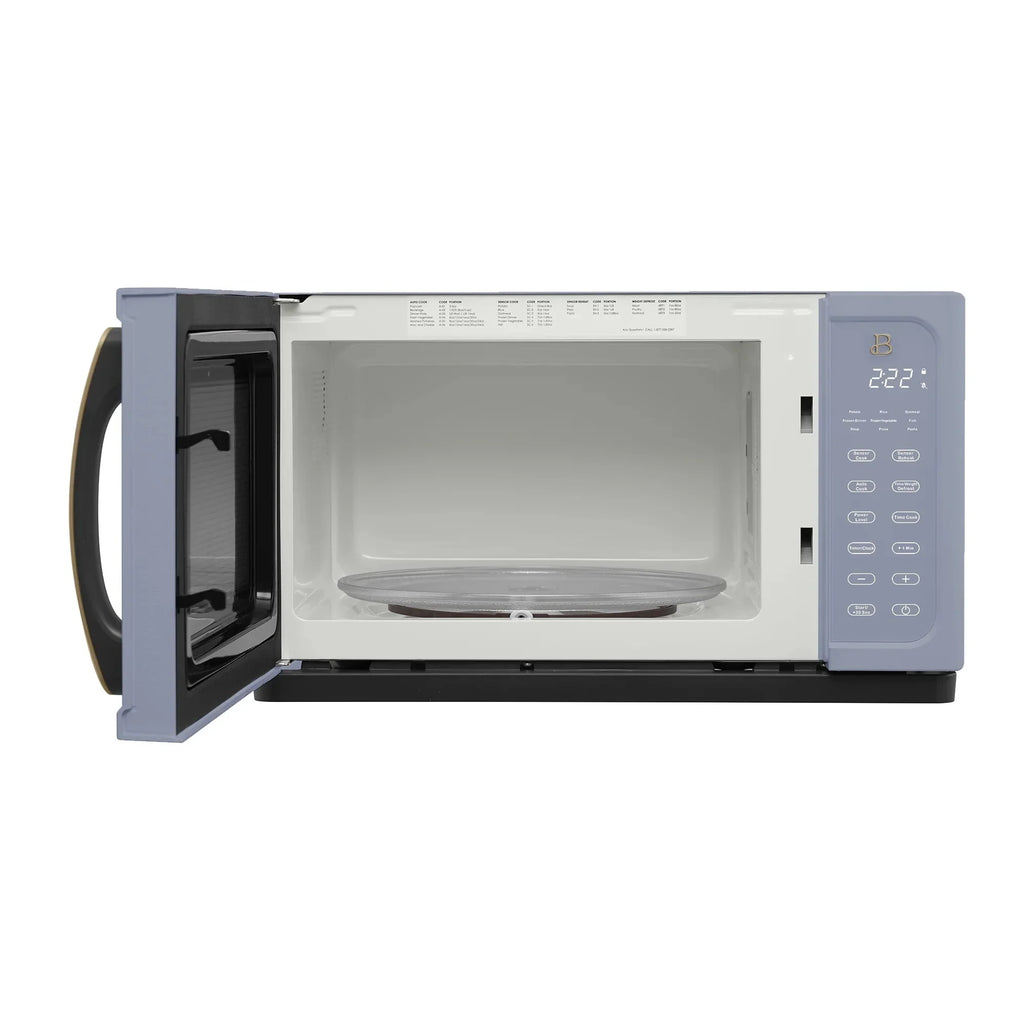 Beautiful 1.1 Cu ft 1000 Watt Sensor Microwave Oven, White Icing - BFCMS811WEST10