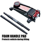 Hyper Tough 3 Ton Dual Pump Floor Jack, 5-1/8–18-5/16 in, Cars/Trucks/SUVs