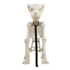 Way To Celebrate Animated Skeleton Dog Halloween Decoration, Beige, 60 in