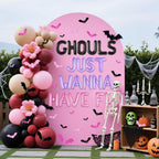 Halloween Bat Letter Balloon Decoration Set - Wall Party Scene Arrangement Combination Accessories