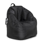 Big Joe Joey Bean Bag Chair for Kids/Teens, 2.5 ft Smartmax Lounge Chair, Easy-Clean & Lightweight, Black