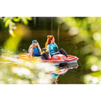Pelican Sport Monaco Adjustable 5 Seat Pedal Boat, Red/White - MONACO