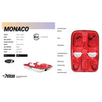 Pelican Sport Monaco Adjustable 5 Seat Pedal Boat, Red/White - MONACO