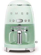 Smeg 50's Retro Style Drip Filter Coffee Machine, 10 Cups, Pastel Green
