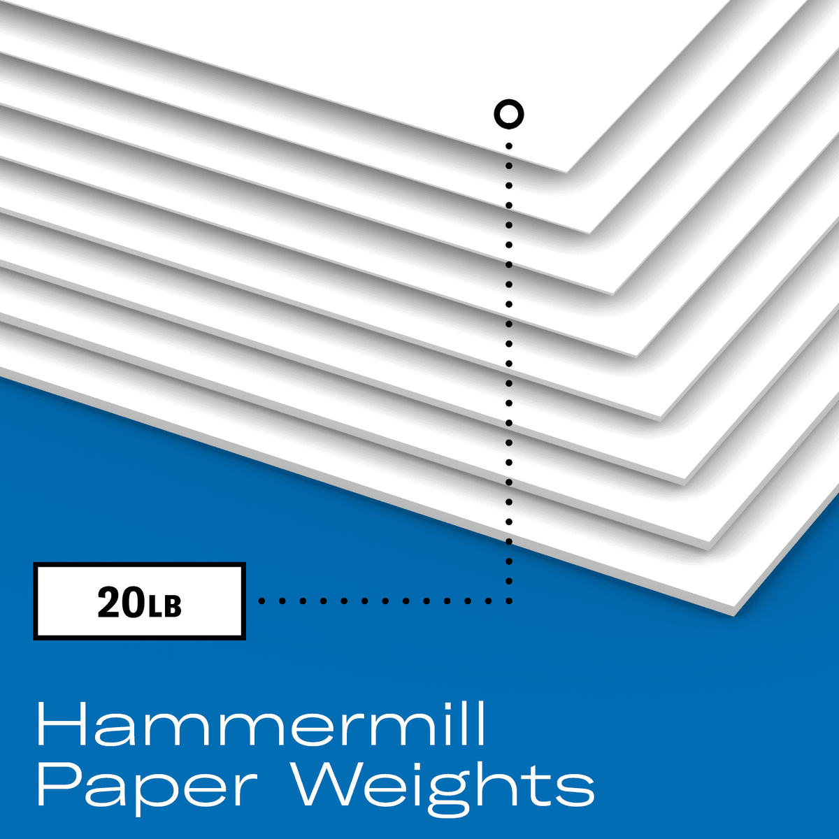 Hammermill Tidal Printer Paper, 20 lb, 8. 5 x 11, 10 Ream Case (5,000 Sheets), White
