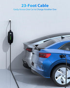EVDANCE Level 1&2 EV Charger, Electric Vehicle Portable Charger with 25FT Cable, Home EV Charging Station for J1772 Electric Cars, 16Amp 110V-240V