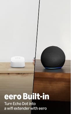 Echo Dot (newest model) - Vibrant sounding speaker, Designed for Alexa+, Great for bedrooms, dining rooms and offices, Charcoal