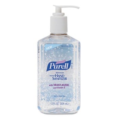 Purell Hand Sanitizer Refreshing Gel Pump Bottle, 12ct x 12 fl oz - 3659-12