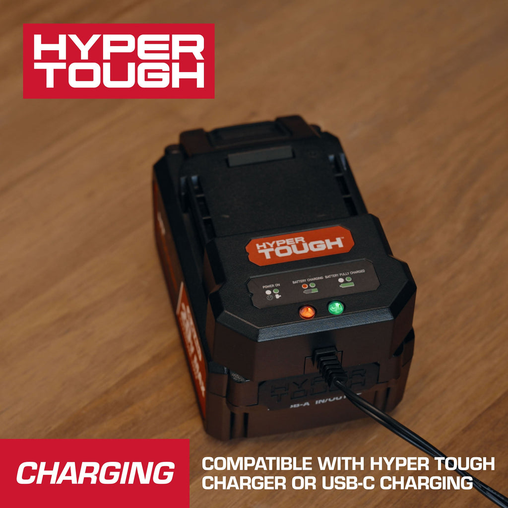 Hyper Tough 20V Max 4.0Ah USB A+C Lithium-Ion Battery Pack