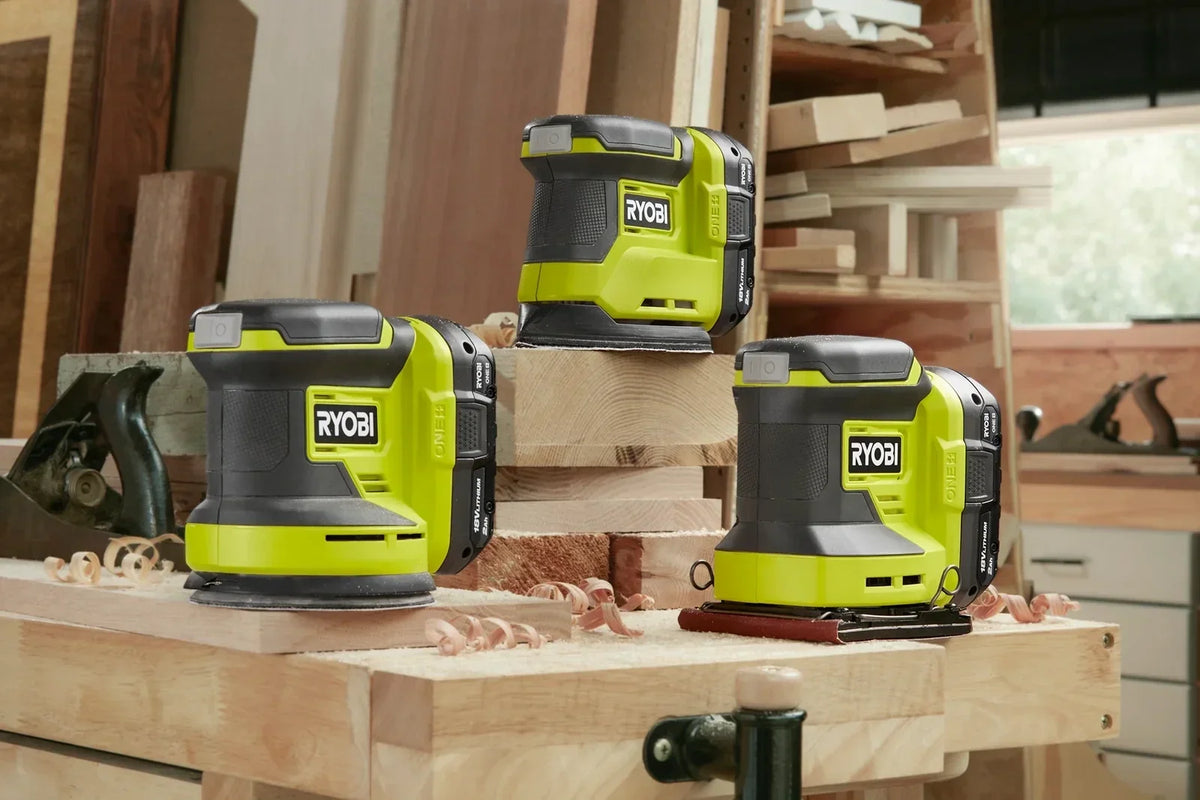 RYOBI 18V ONE+ 1/4 Sheet Sander Kit