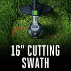 EGO Power+ 56-Volt 16-Inch Cordless String Trimmer With 4.0Ah And BA1400T 2.5Ah Batteries And 320W Charger - ST1623T