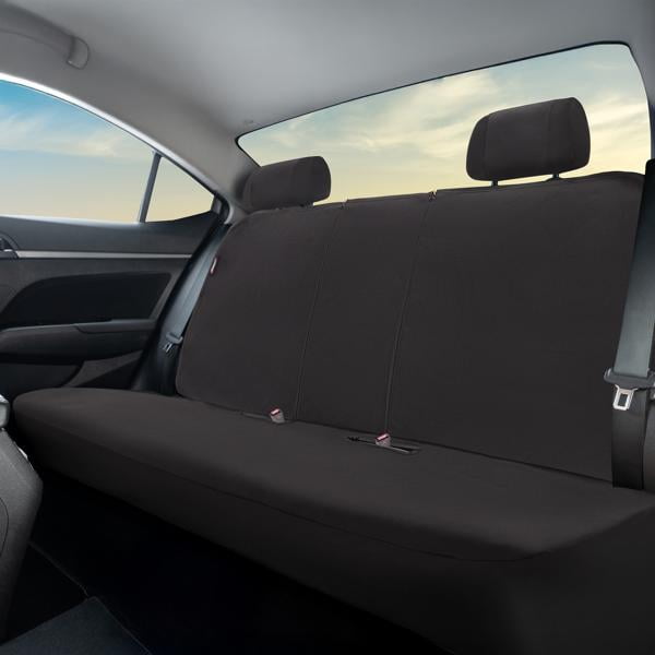 Genuine Dickies Quincy Pro-Grade Rear Bench Seat Cover for Cars, SUVs, and Crossovers, Black