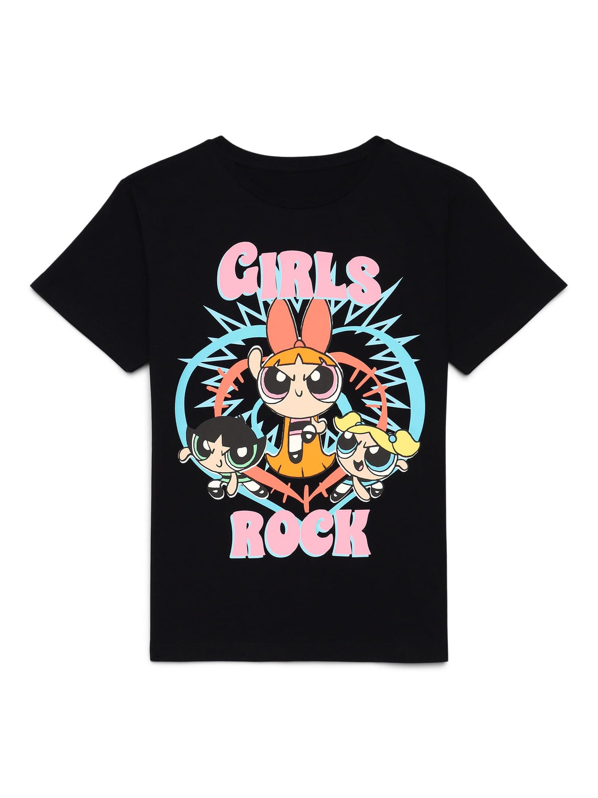 Hello Kitty Animal Print Girls Short Sleeve Graphic T-Shirt, Sizes 4-16
