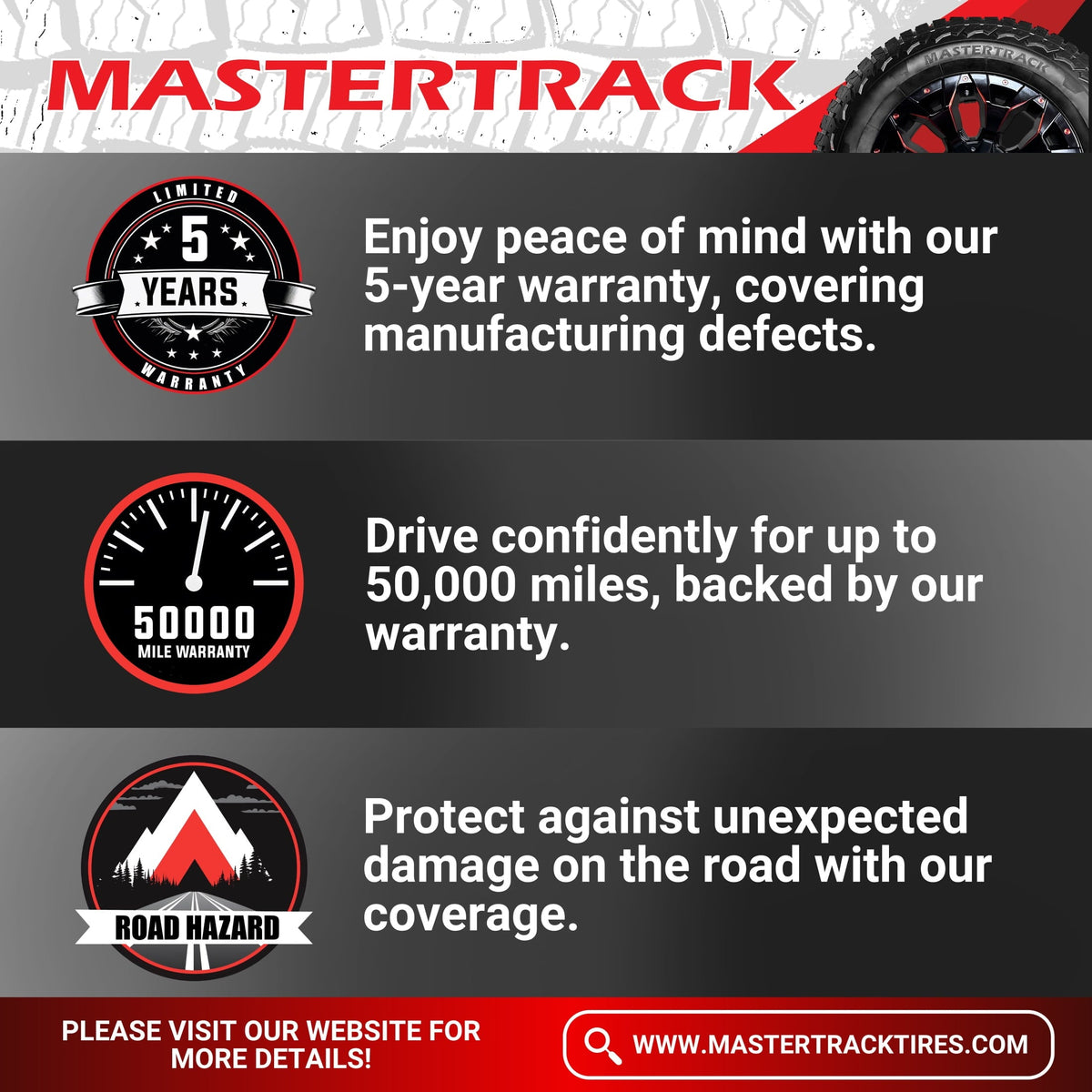 Mastertrack Badlands ATX 225/60R18 100H All Terrain SUV/CUV Tire