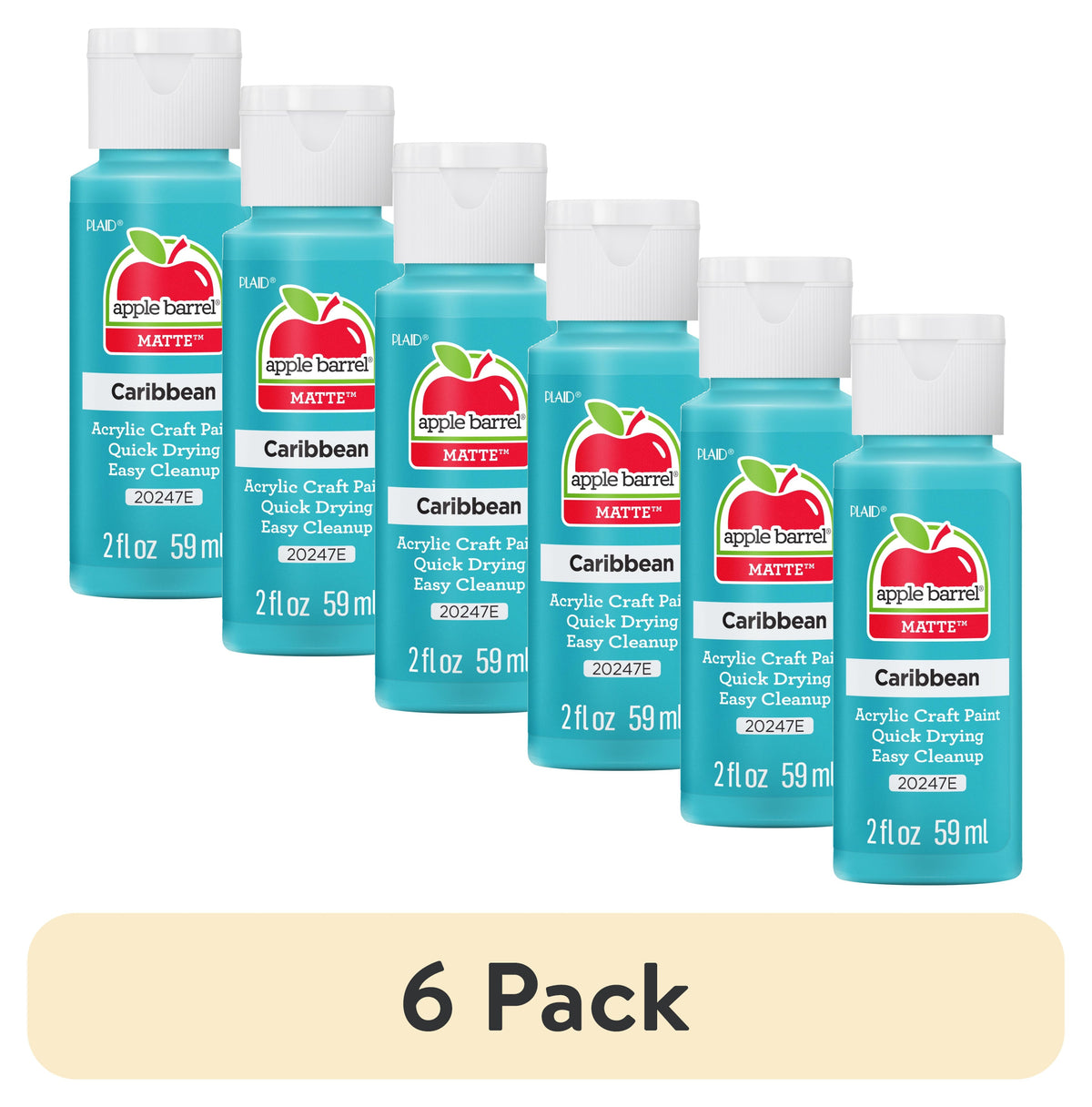 Apple Barrel Acrylic Craft Paint, Matte Finish, 2 fl oz