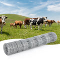 4 ft x 328 ft Farm Fence, High Strength Galvanized Cattle Fence, Heavy Zinc Coating Wire Fence for Hog, Deer, Goat, Sheep, All Weather Resistance