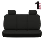 Genuine Dickies Quincy Pro-Grade Rear Bench Seat Cover for Cars, SUVs, and Crossovers, Black
