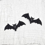 Creepy Gauze Fabric with Bats, Gray, 29.5" x 118", Halloween by Way To Celebrate