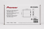 Pioneer GM-E360X4 4-Channel Bridgeable Car Amplifier, 1000W Max Power, HPF/LPF & Bass Boost