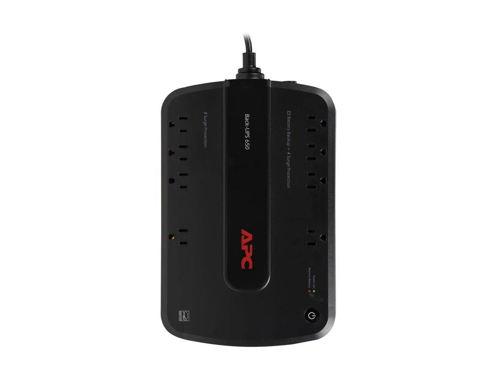 APC Battery Backup 650VA/390W Uninterruptible Power Supply for PC, BE650G1