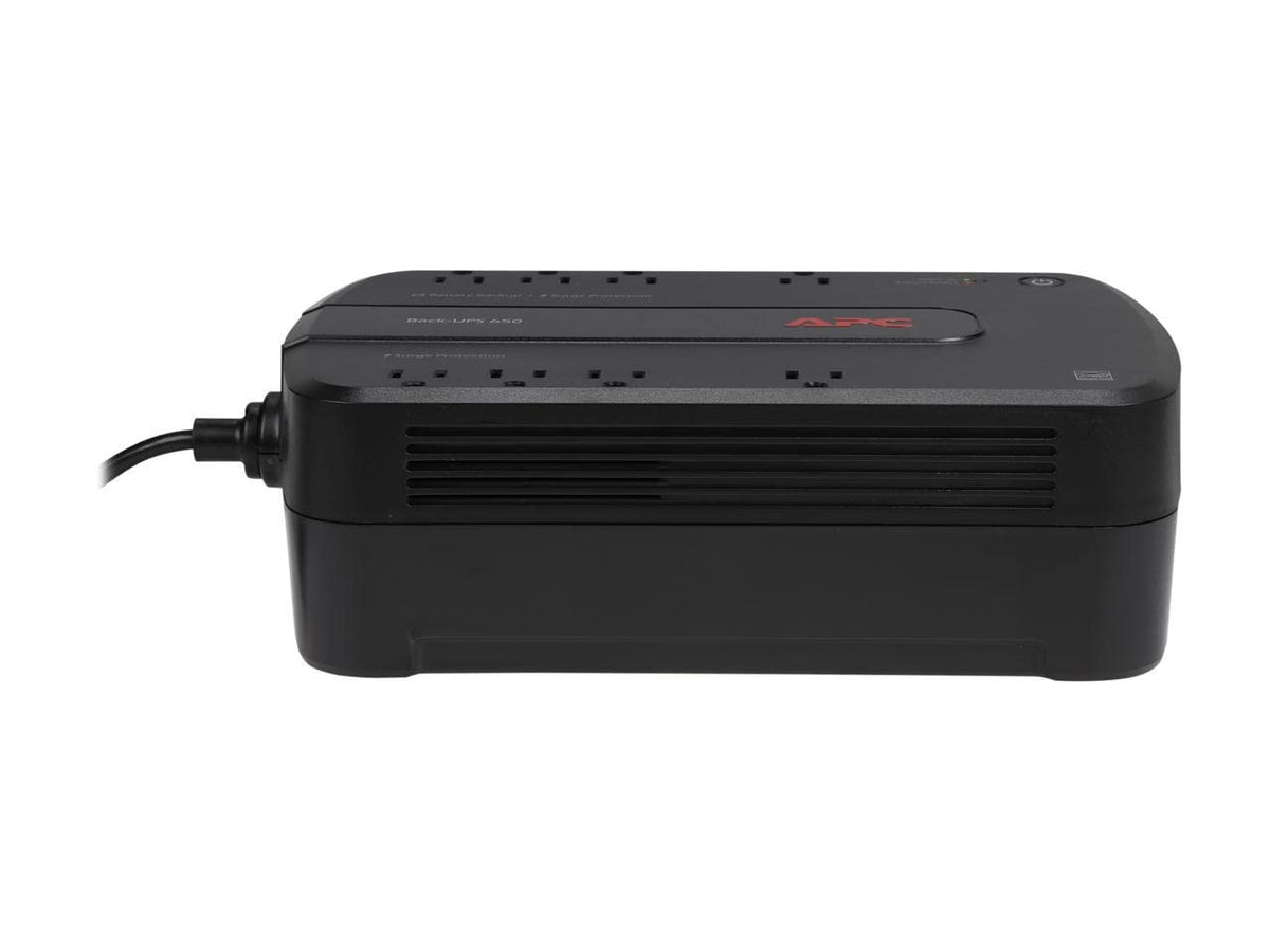 APC Battery Backup 650VA/390W Uninterruptible Power Supply for PC, BE650G1