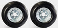 205/65-10 Trailer Tire With 5 Lug 4.5 inch Bolt Pattern, Load Range E, 1535 lbs Capacity