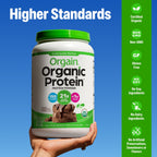 Orgain Organic Vegan 21g Protein Powder, Plant Based, Creamy Chocolate 2.03lb