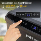 EAST OAK 30 in Outdoor Electric Smoker With Built-In Meat Probe