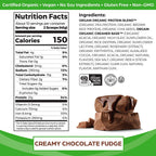 6 pack) Orgain Organic Vegan 21g Protein Powder, Plant Based Shake Drink, Creamy Chocolate Fudge 1.02lb