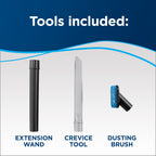 BISSELL PowerForce Bagged, Upright Vacuum, Powerful Suction, Allergen Filtration Bags, Flexible Reach, 1739, Black & Blue