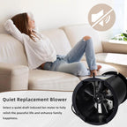 903404 621787 HVAC Furnace Draft Inducer Blower Motor Replacement Parts for Nordyne M1MB-070A-BW, Nortek, Intertherm Furnace.