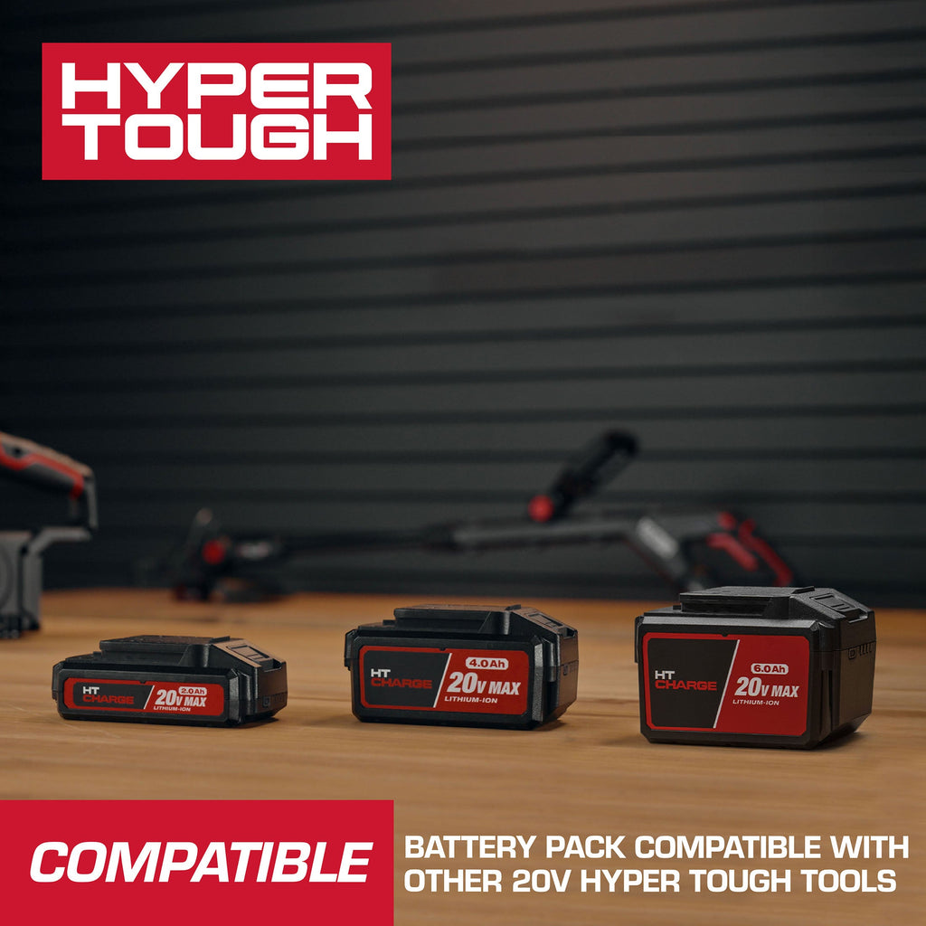 Hyper Tough 20V Max 4.0Ah USB A+C Lithium-Ion Battery Pack