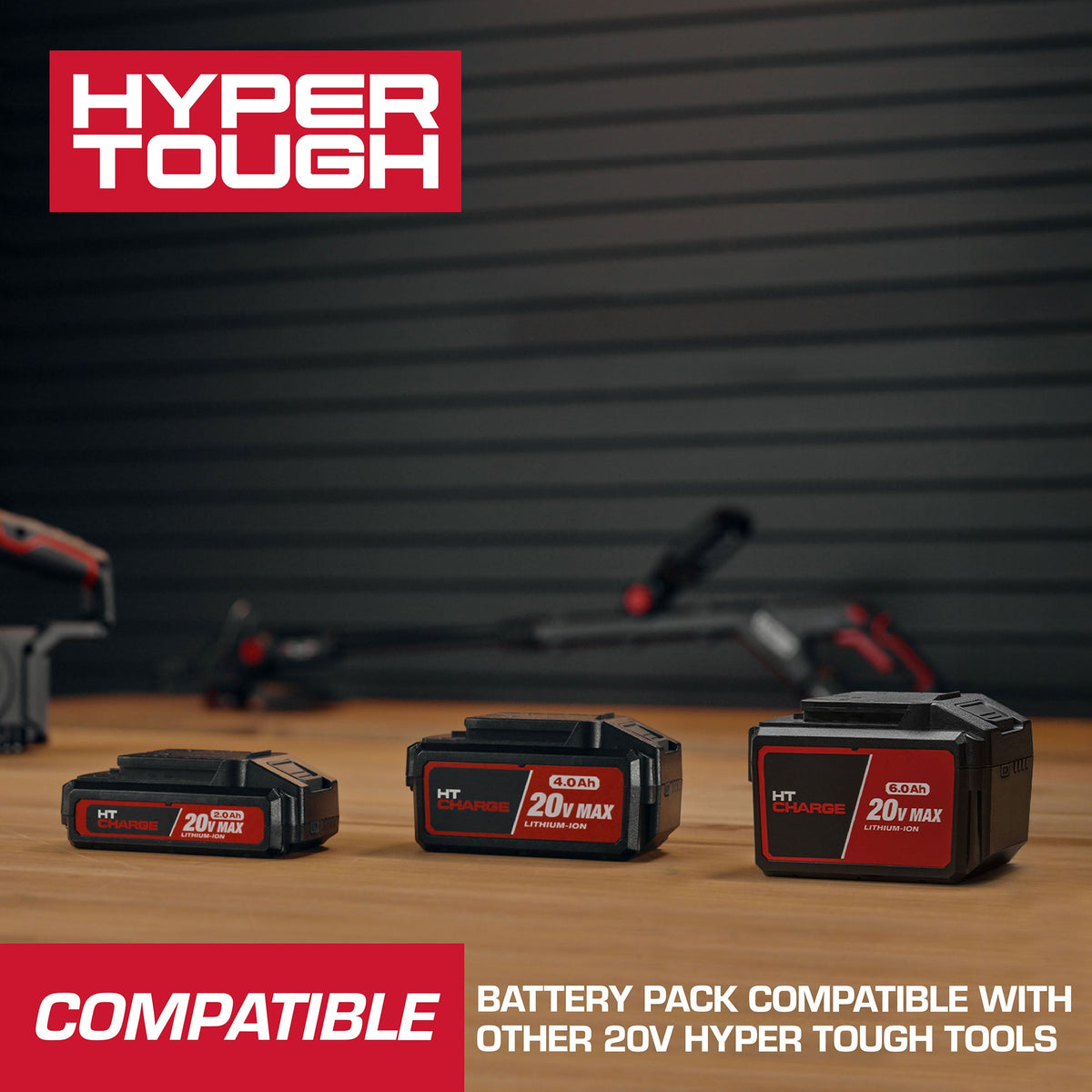 Hyper Tough 20V Max 4.0Ah USB A+C Lithium-Ion Battery Pack