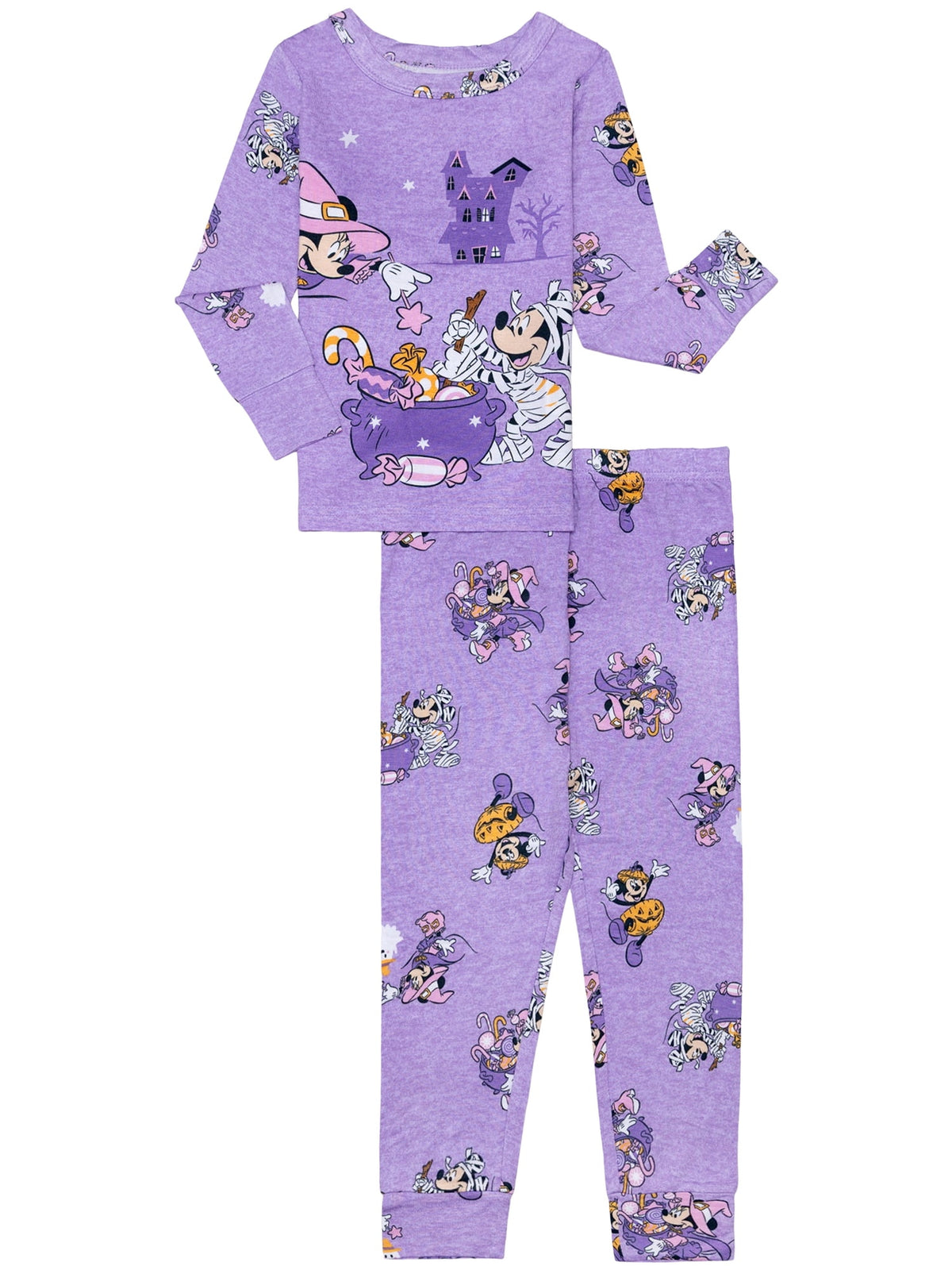 Character Toddler Viscose Halloween Pajama Set, 2-Piece, Sizes 12M-5T