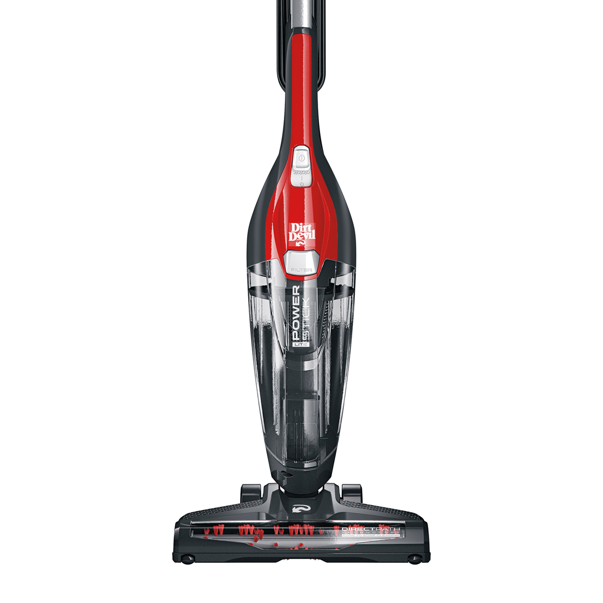 Dirt Devil Power Stick Lite 4-in-1 Corded Stick Vacuum Cleaner, for Rugs, Hard Floor, Upholstery, Lightweight, Attached Hand Vacuum, Small Spaces
